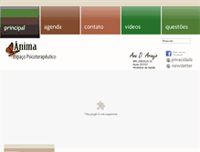 Tablet Screenshot of anadaraujo.com.br